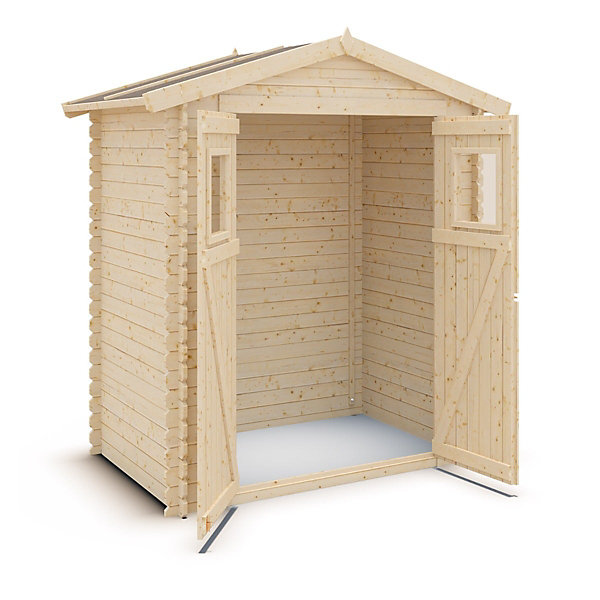 Abri de jardin - bois brut - 2,3 m²