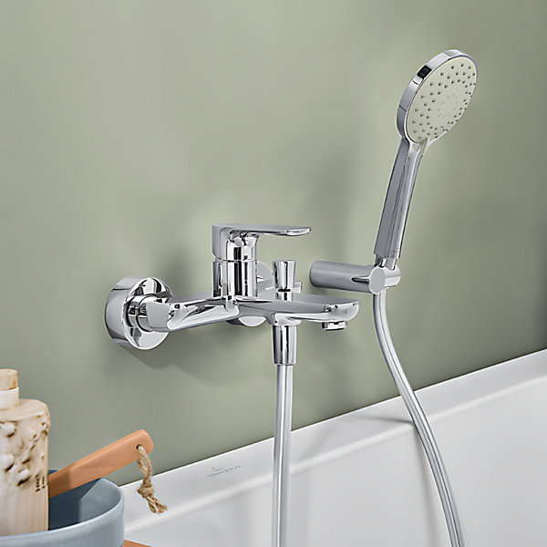 Mitigeur bain douche mécanique VILLEROY ET BOCH O novo Chrome