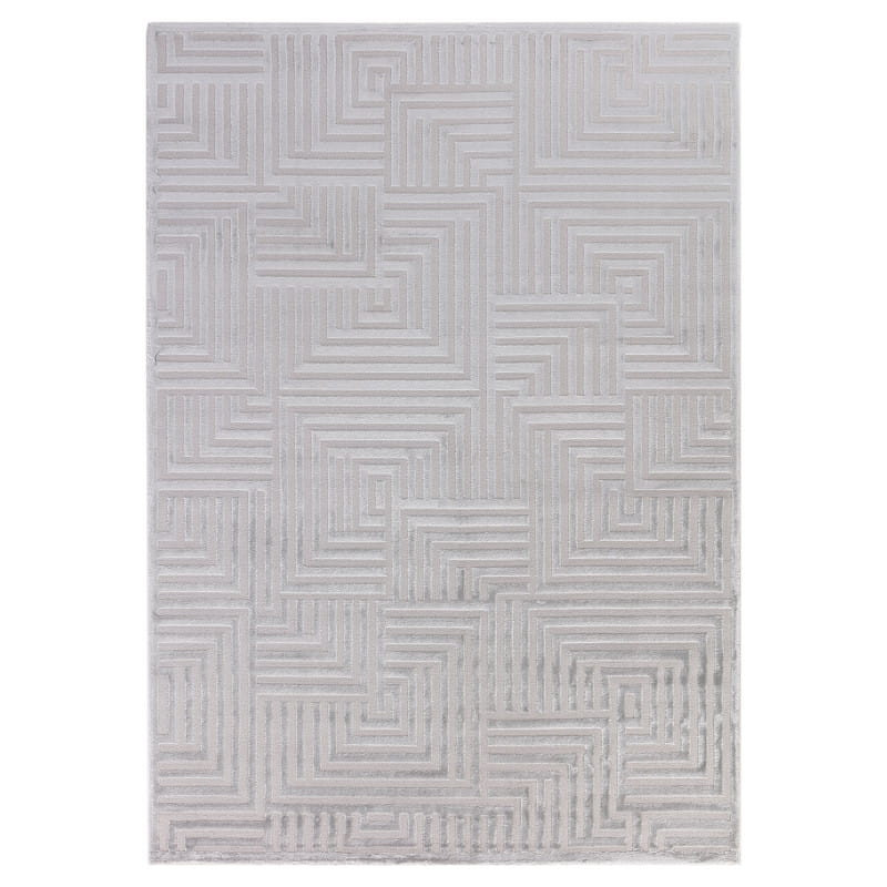Dywan nowoczesny 3D Sahara ornament szary 120 cm x 170 cm