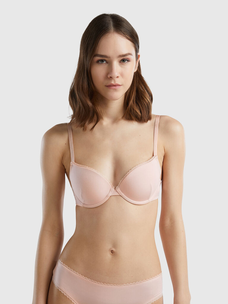 Push up bra in stretch Modal