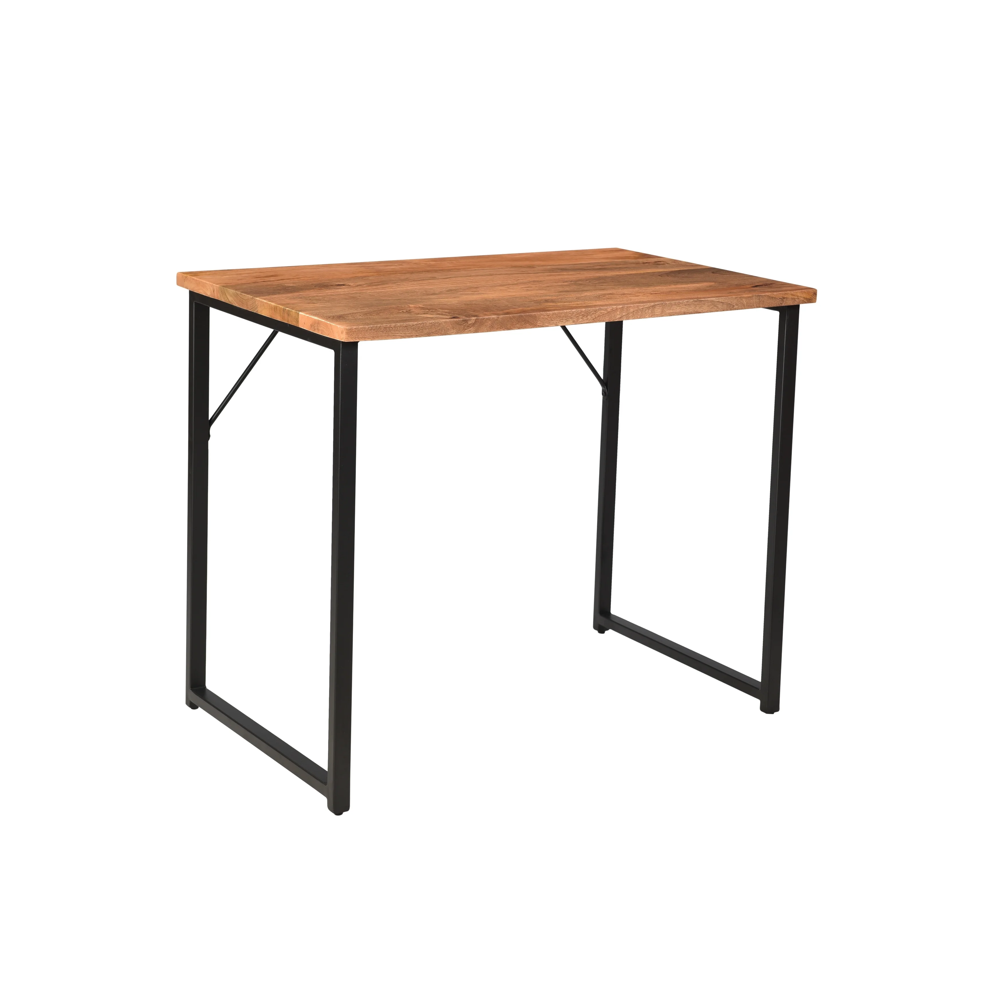 Brady 42 Wide Mango Wood and Black Iron Desk