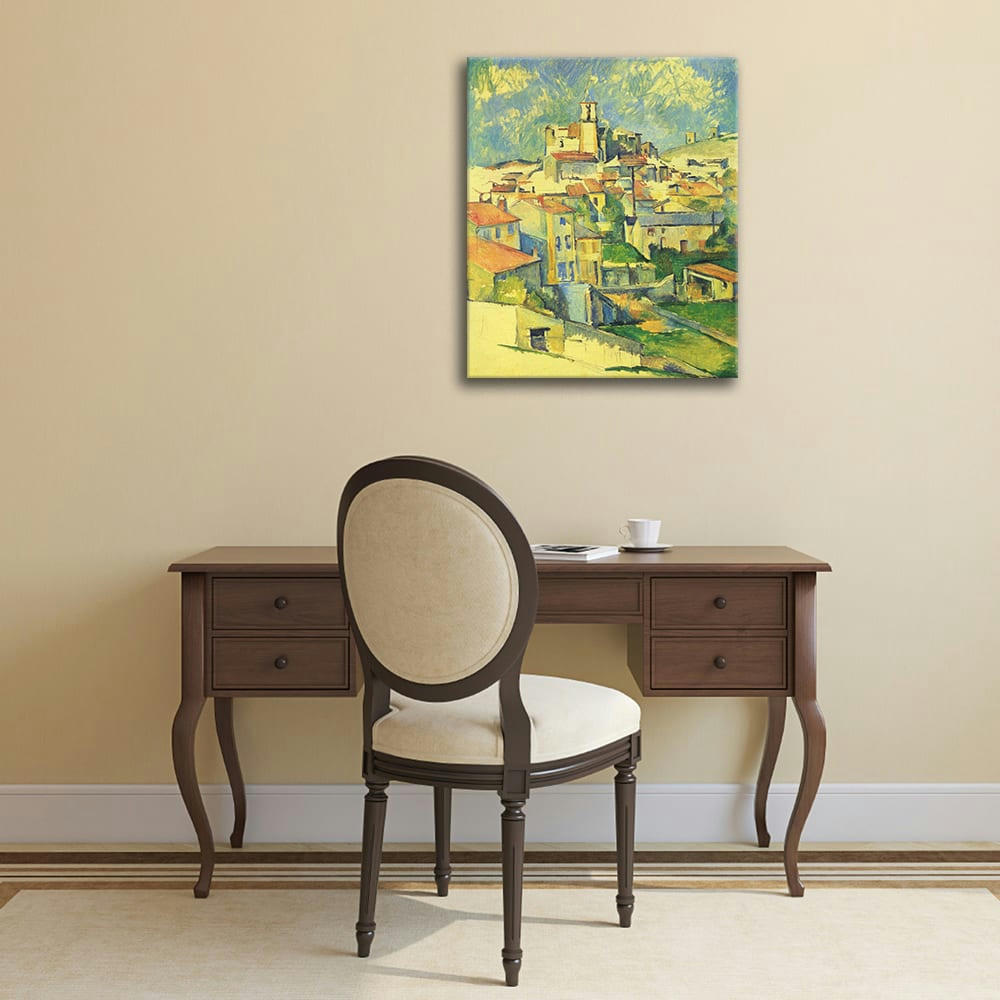 - Tableau impression sur toile Gardanne Paul Cézanne 50x60cm