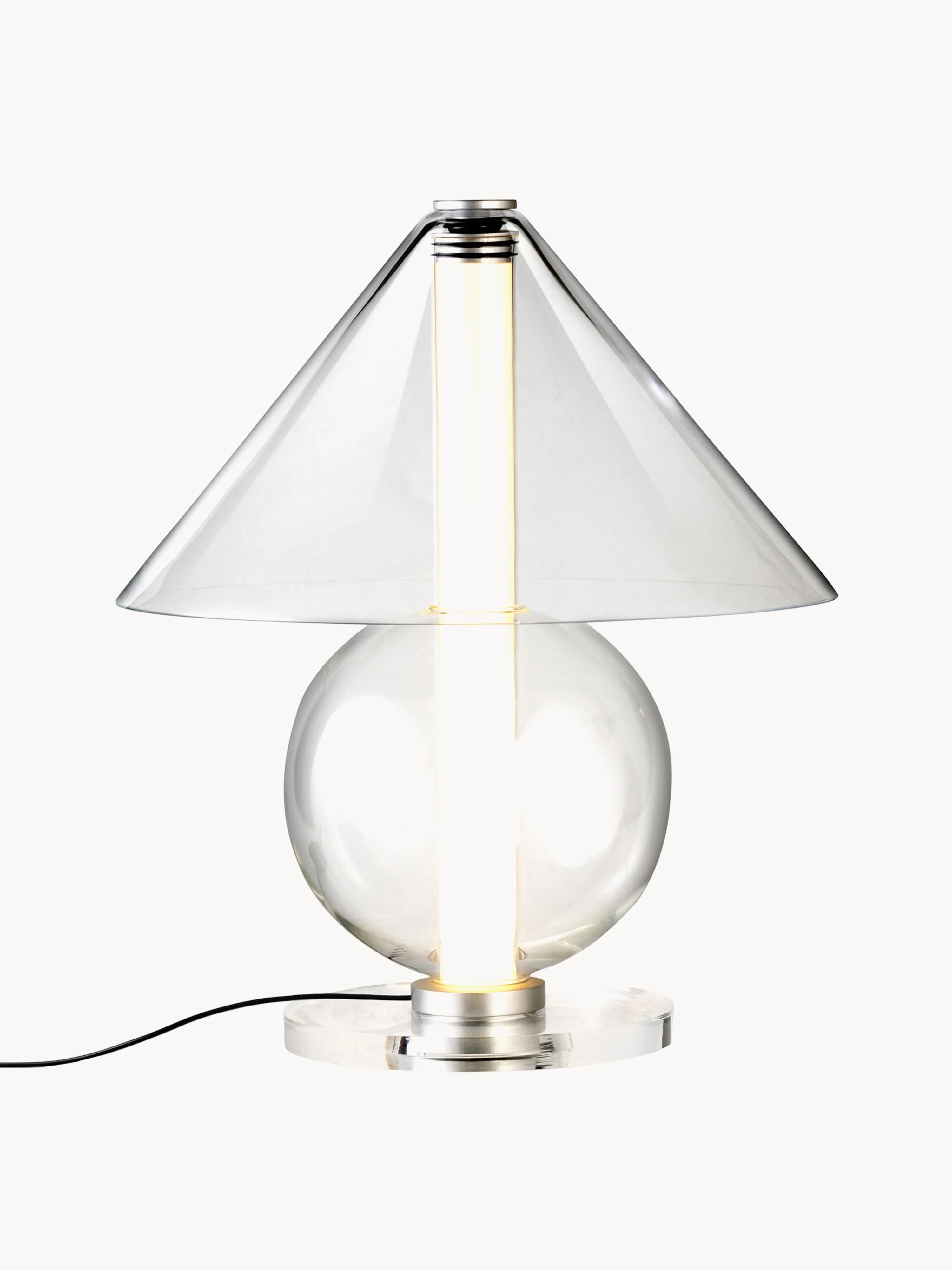 Dimmbare mundgeblasene Led-Tischlampe Fragile