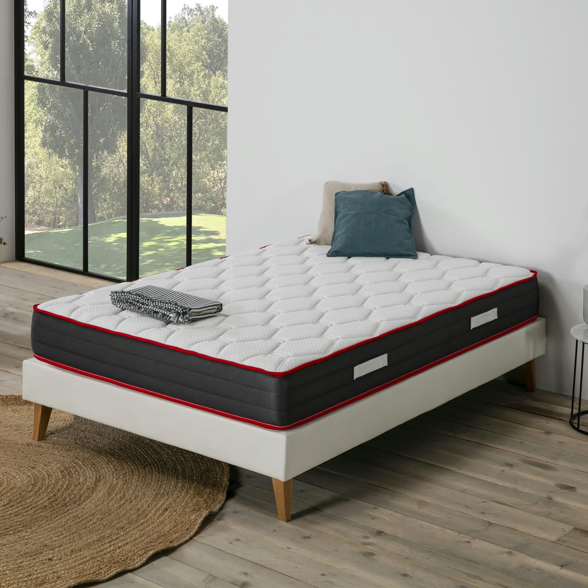 ERGO-CONFORT - Matelas à mémoire de forme 90x200 cm, 22 cm épaisseur