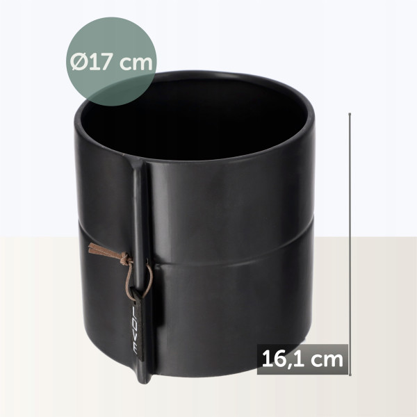 Doniczka Osłonka Donica Ceramiczna Kolory 17cm