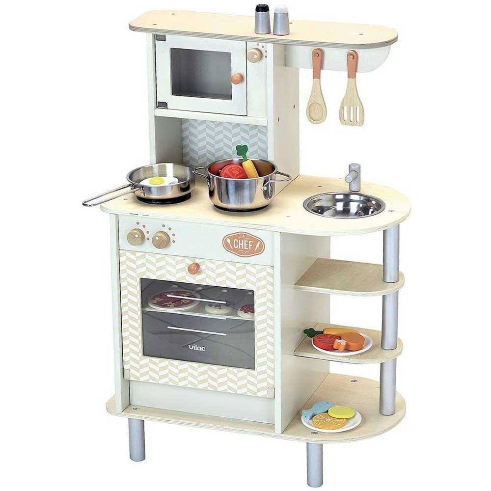 - Cuisine du chef blanche de avec accessoires