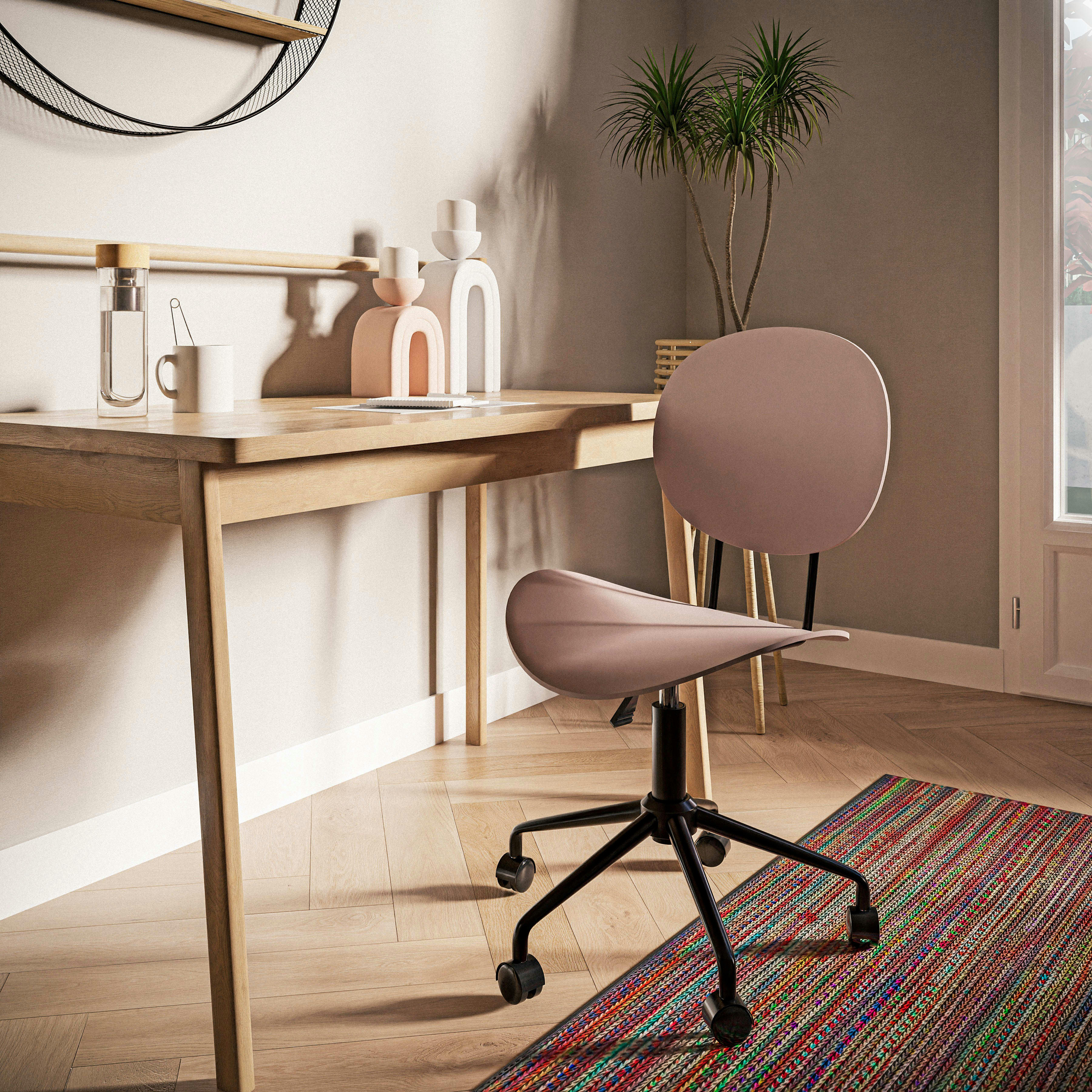 JARPA - Bougeoirs vieux rose et blanc (x2)