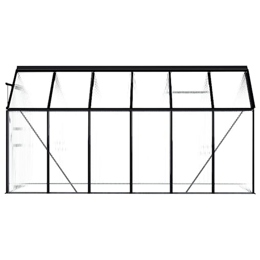 NNEVL Greenhouse Anthracite Aluminium 7.03 m&sup2;