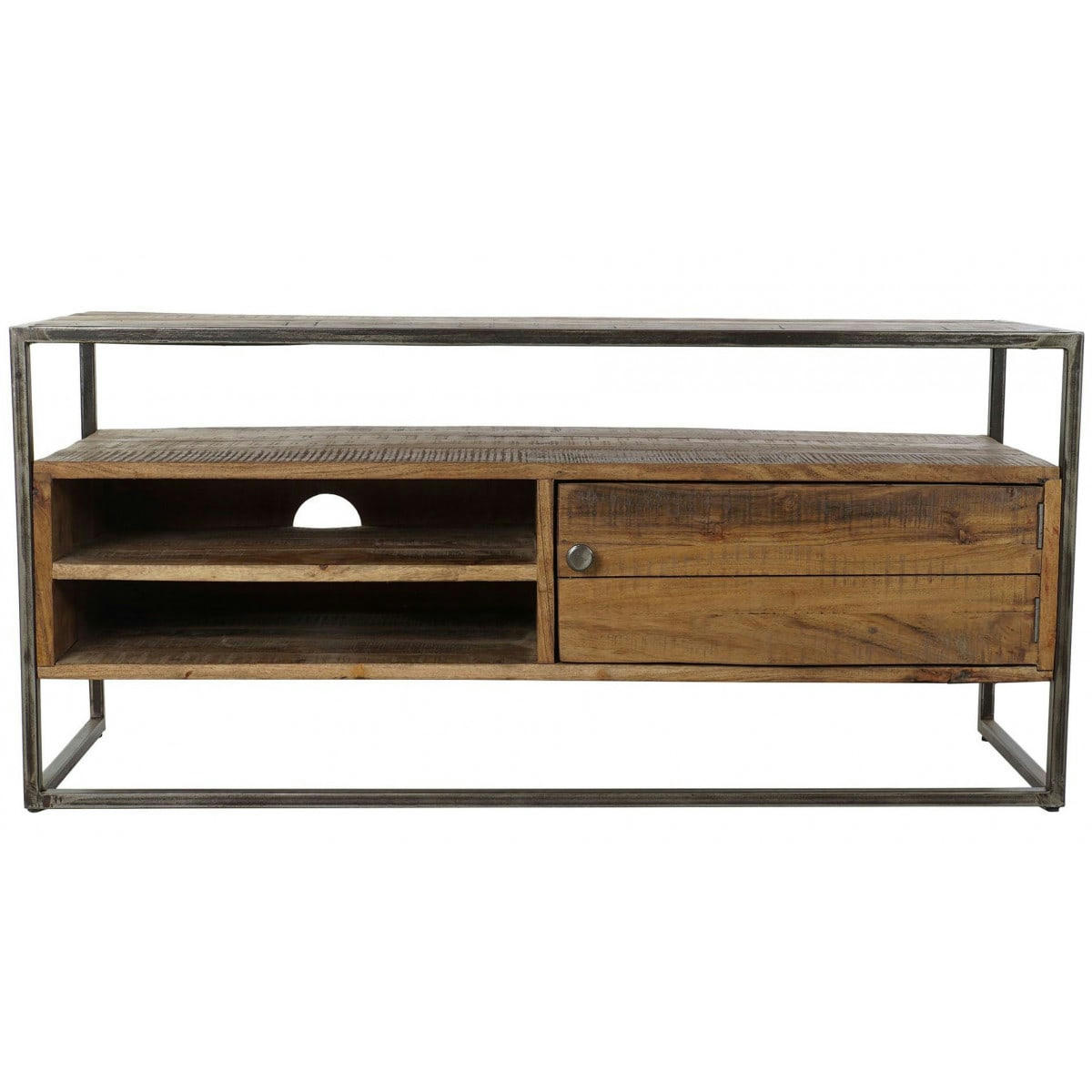 - Meuble de télévision bois de mangue -  120x40x56cm