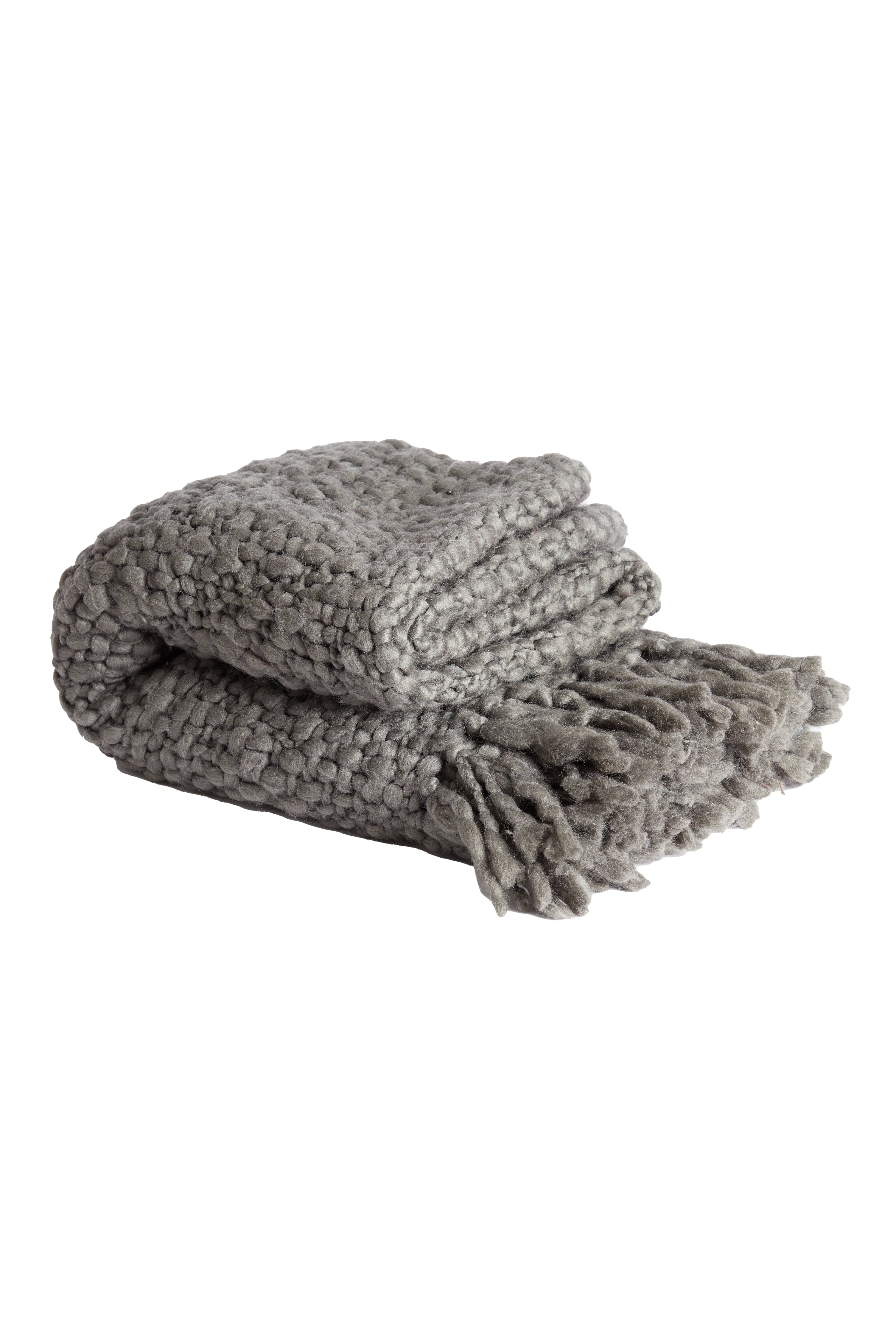 Light & Living plaid RISCA - 170x130x0.5cm - grijs