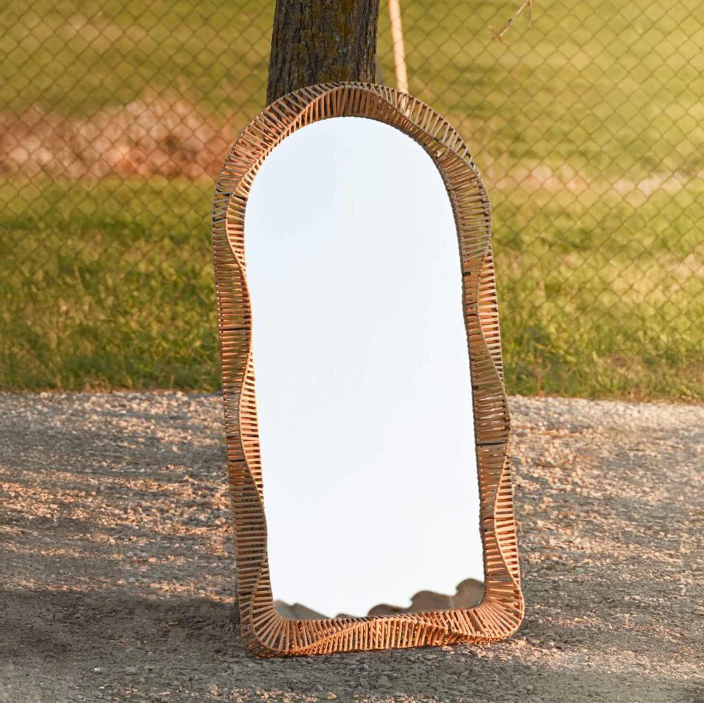 Espelho Rattan 62x117 COMPORTA