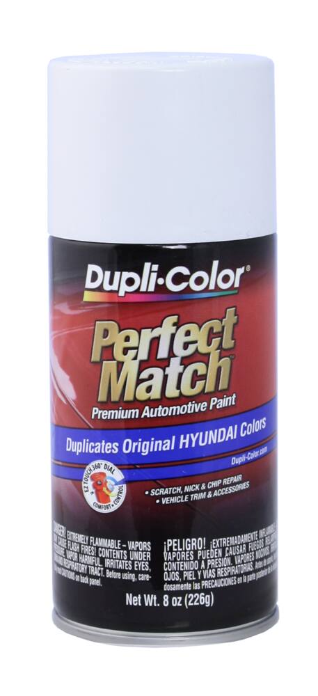 Dupli-Color Perfect Match Premium Acrylic Lacquer Automotive Aerosol Spray Paint, Nordic White (NW), 227-g