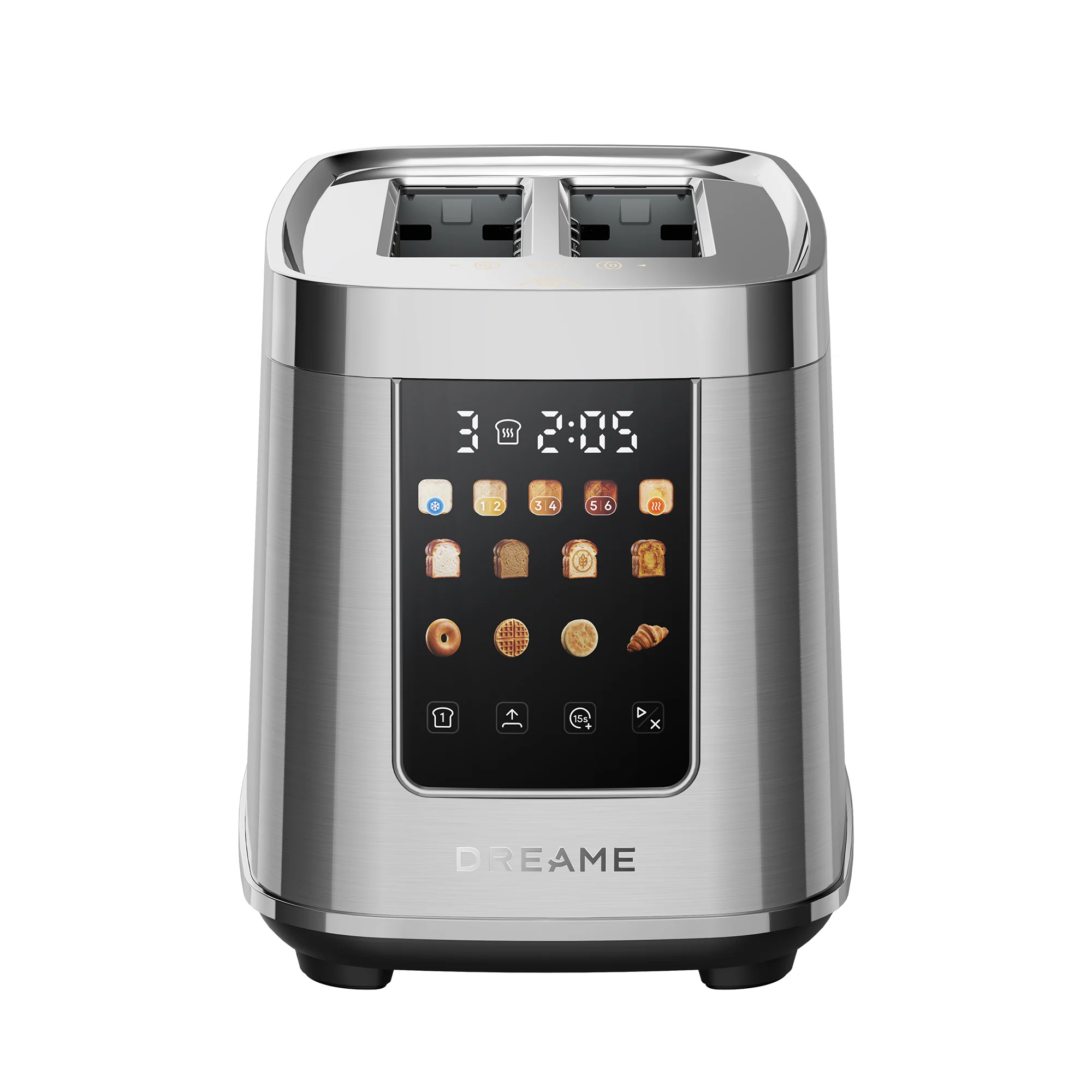 Grille-pain intelligent ToastControl™ Argente