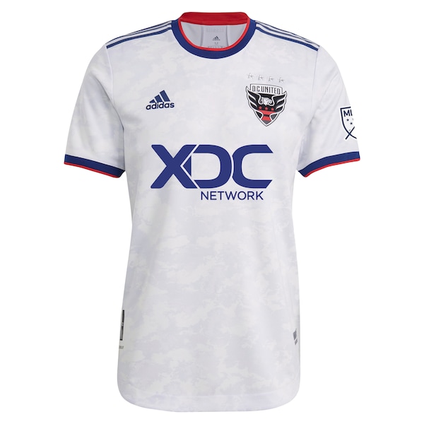 D.C. United adidas 2022 The Marble Authentic Jersey - White