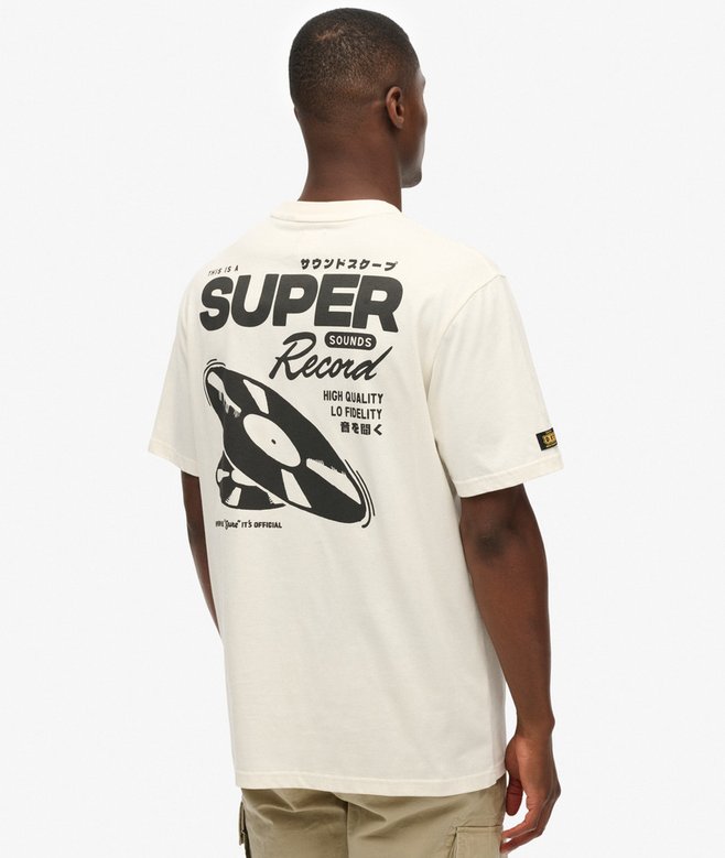 Record Label Oversized T-Shirt