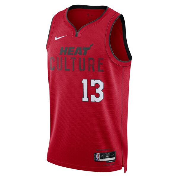 Bam Adebayo Miami Heat Nike Unisex 2024/25 Swingman Player Jersey - City Edition - Red