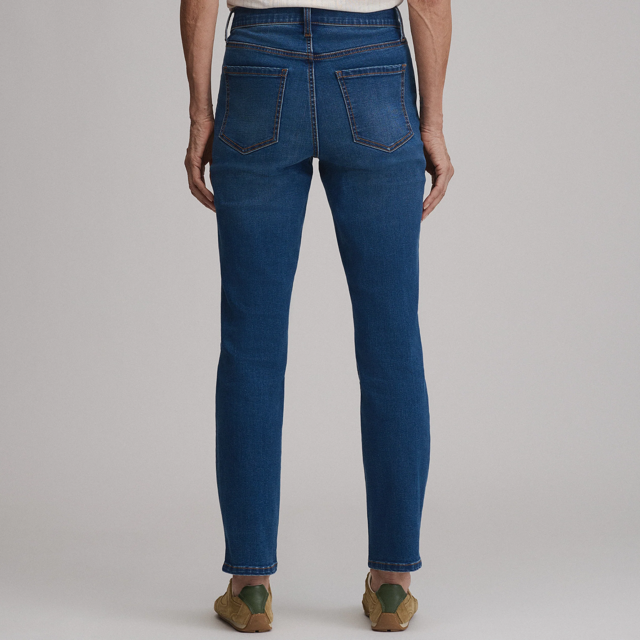 Women's Venture Stretch High-Rise Straight Leg Jeans