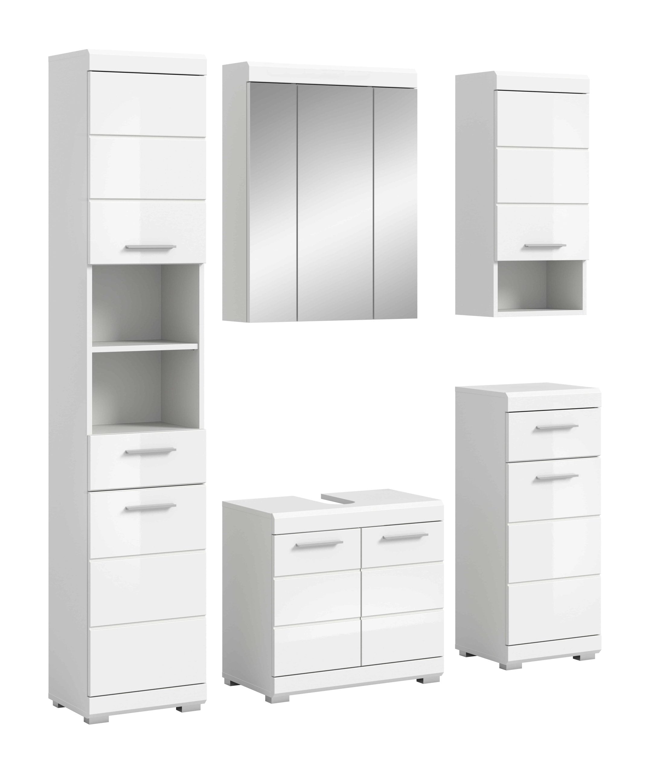 Furnilux Scout 5-Delige Badkamercombinatie - 134cm x 191cm x 34cm