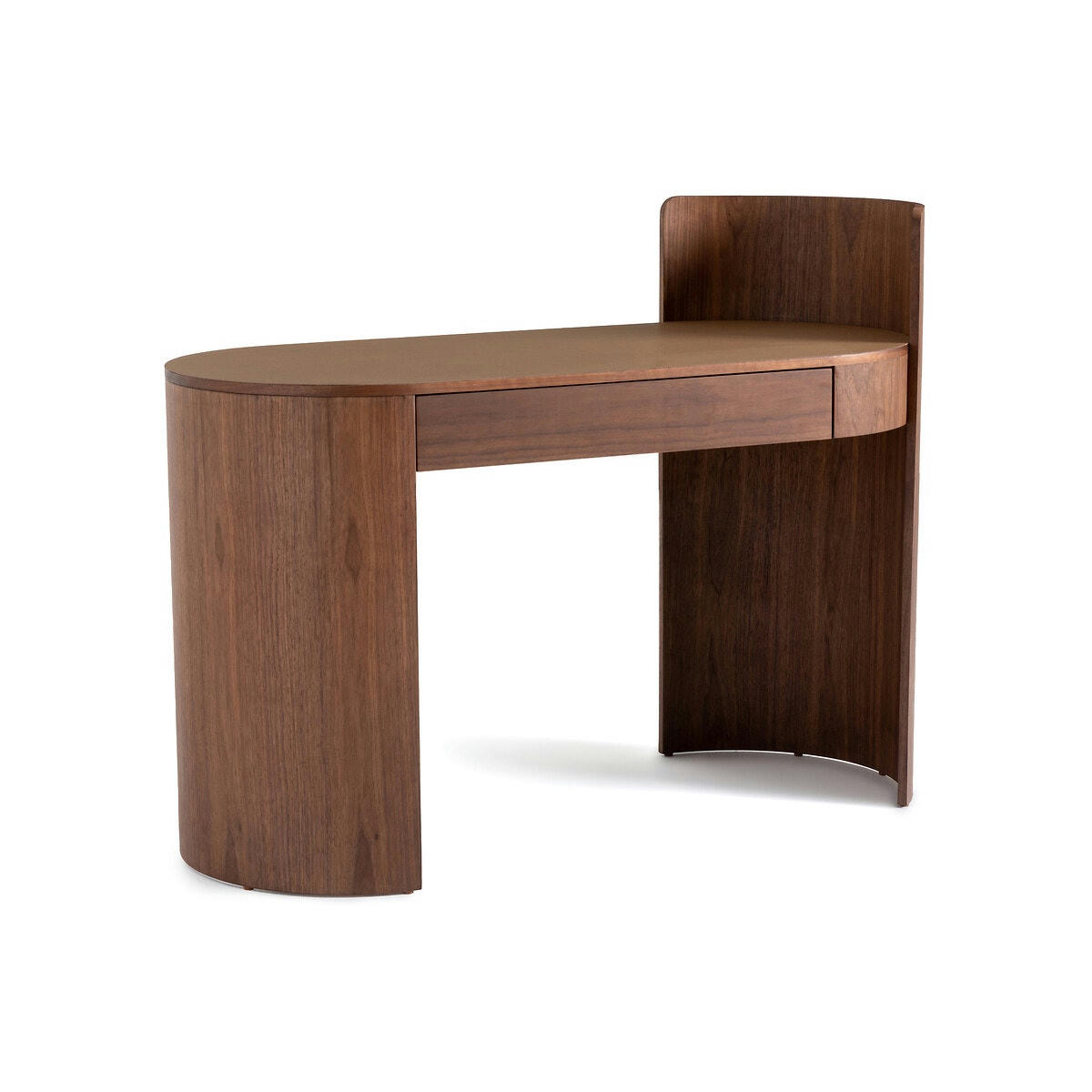 Bureau noyer/cuir, Abbas
