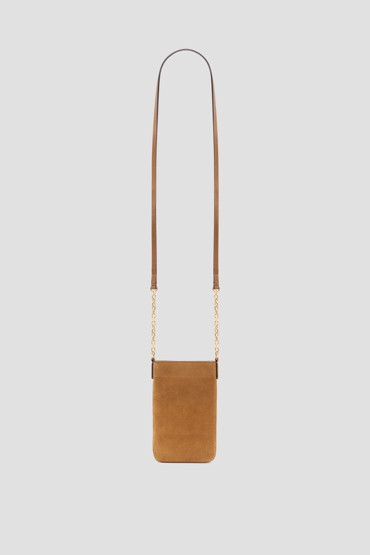 Porte téléphone en cuir velours - LE CHARLOTTE PHONE