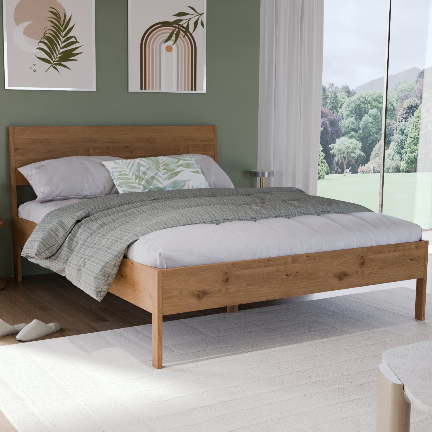 by fonQ Favo Bedframe 160 x 200 - Eiken