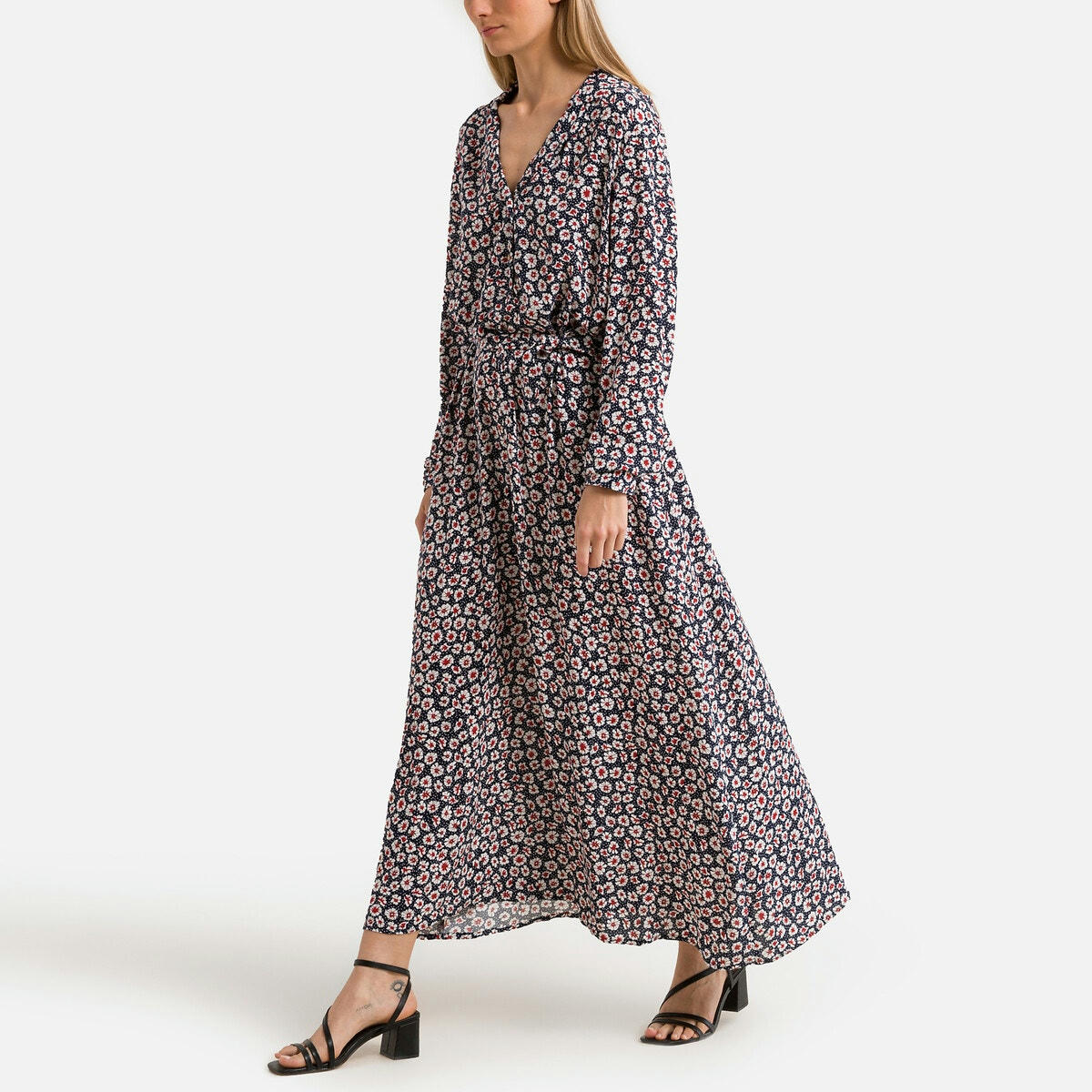 Robe longue imprimée