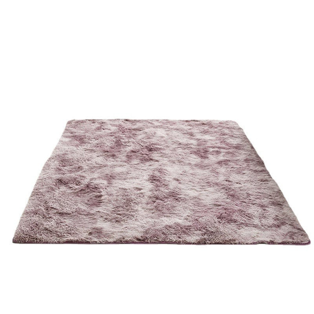 Dywan różowy pluszowy 220x160 cm mięciutki