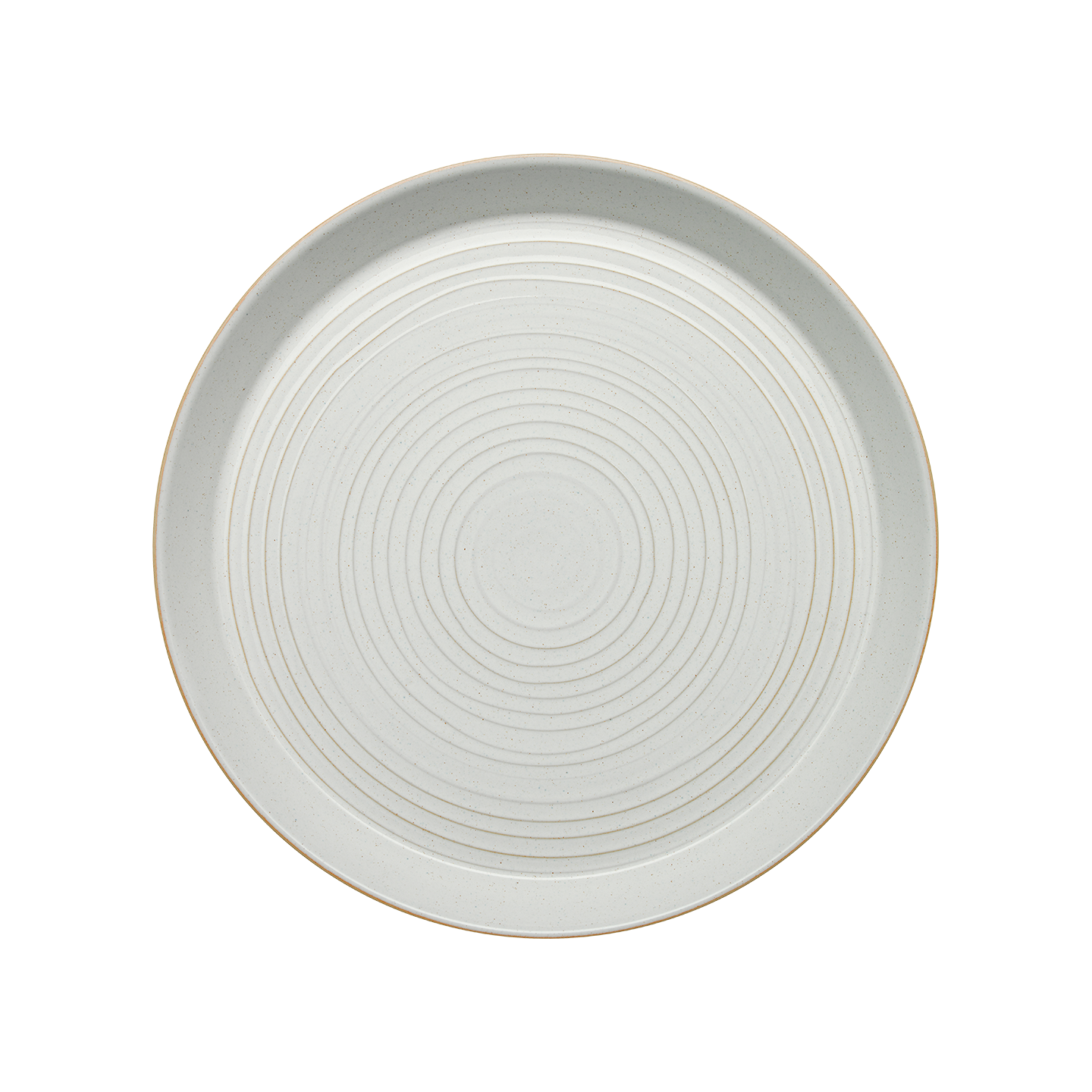 Impression Cream Spiral Dinner Plate