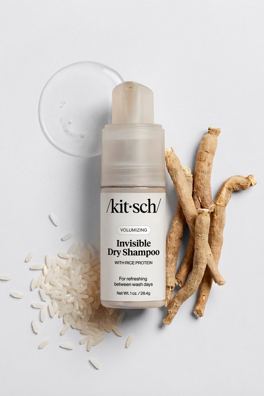 Kitsch Volumizing Rice Protein Dry Shampoo - Invisible 1 oz