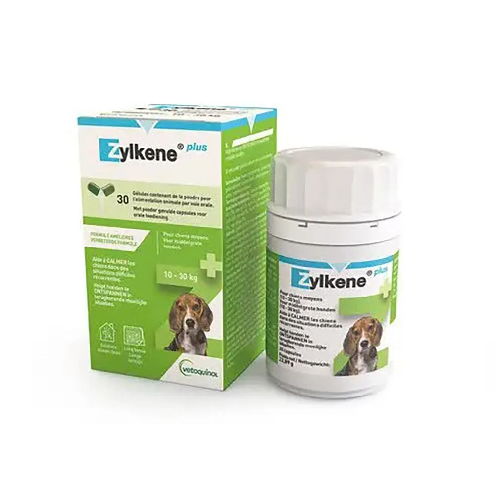 Vetoquinol Zylkene Plus 225 dog supplement 30 units