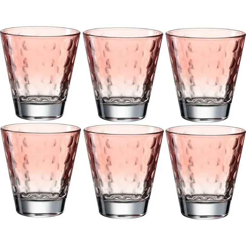 Becher 6er-Set Optic Pastell