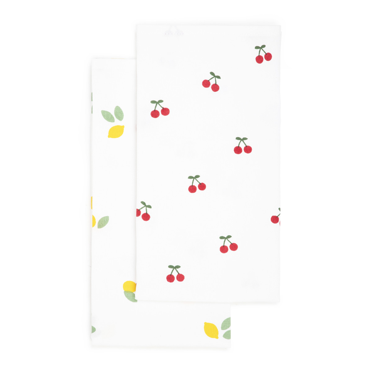 Zestaw ścierek kuchennych CHERRINE w wiśnie i cytryny 2*45x65 cm HOMLA