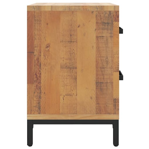 NNEVL Bedside Cabinets 2 pcs 36x30x45 cm Solid Wood Pine