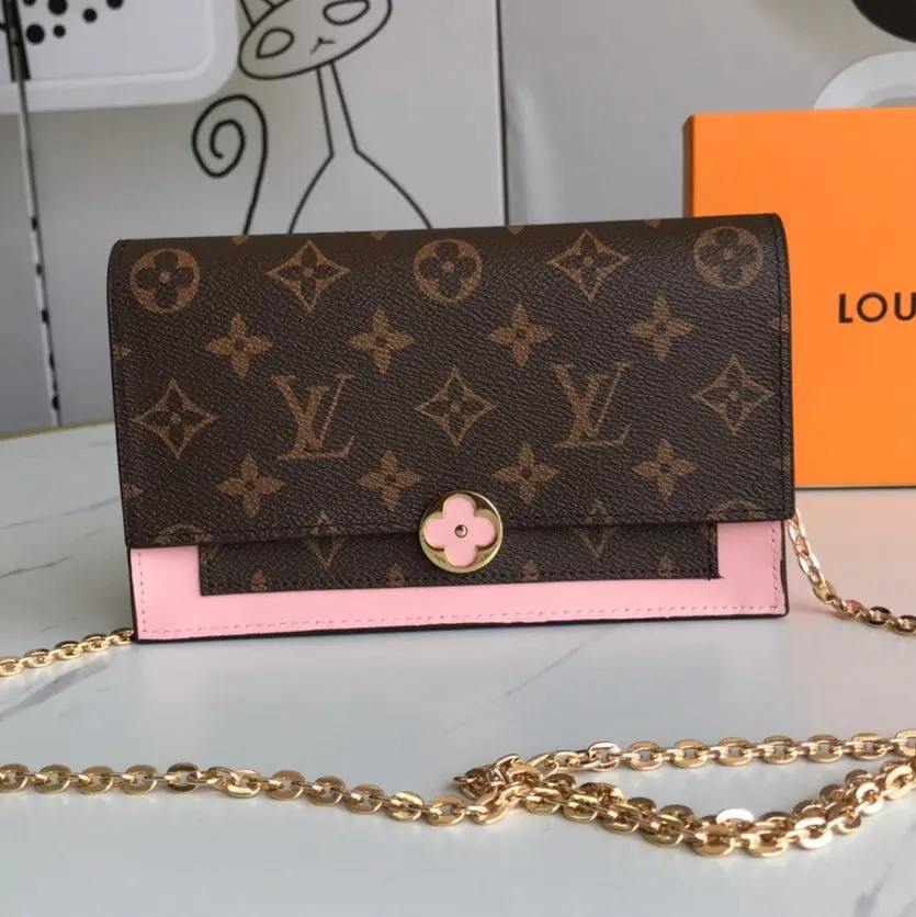 Louis Vuitton LV Flore Chain Wallet