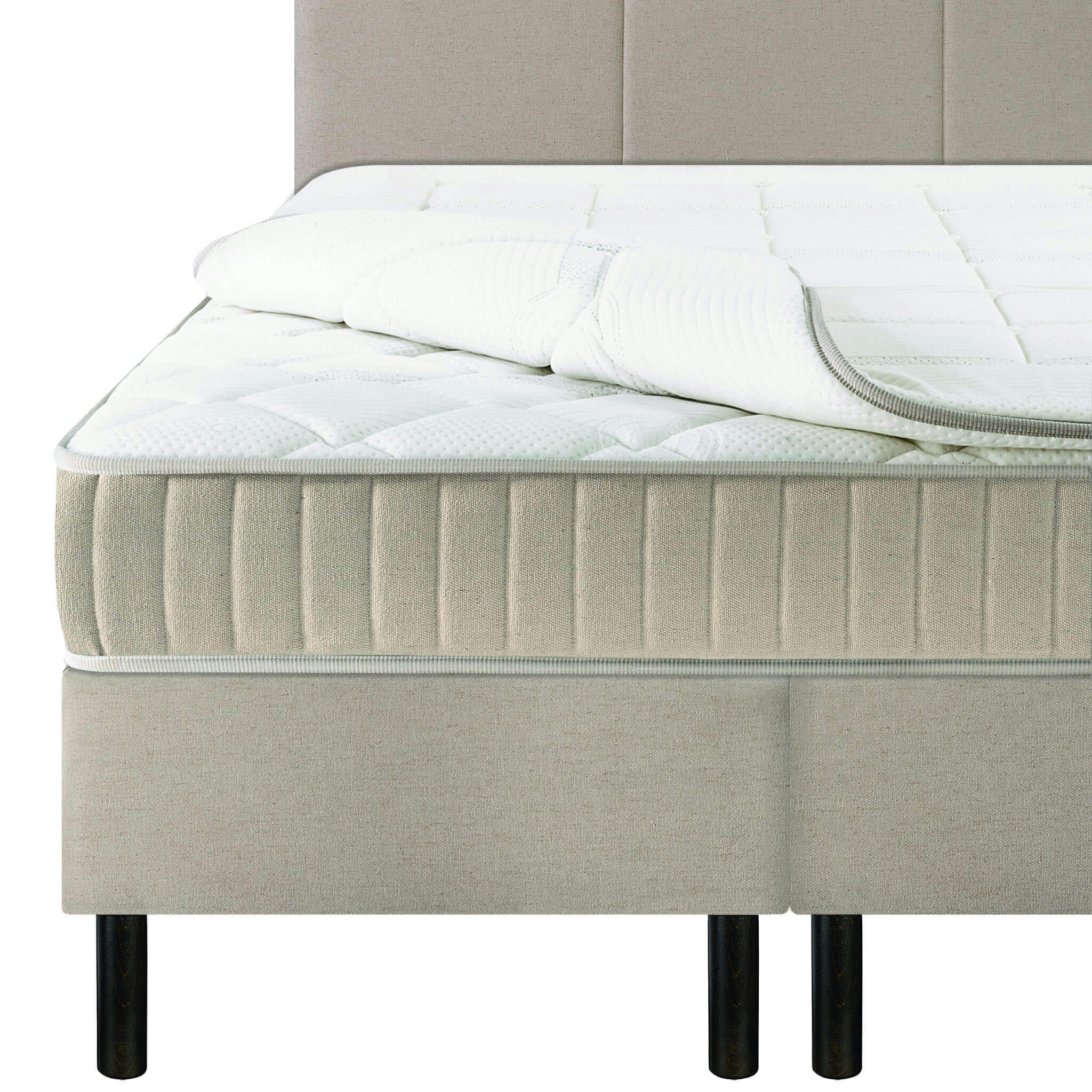 - Ensemble boxspring 5 en 1 200x200