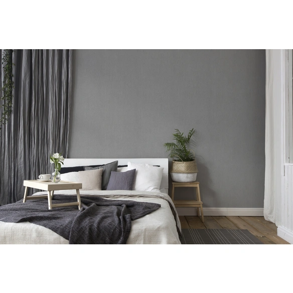 Vliestapete, BxL: 53 x 1005 cm, grau