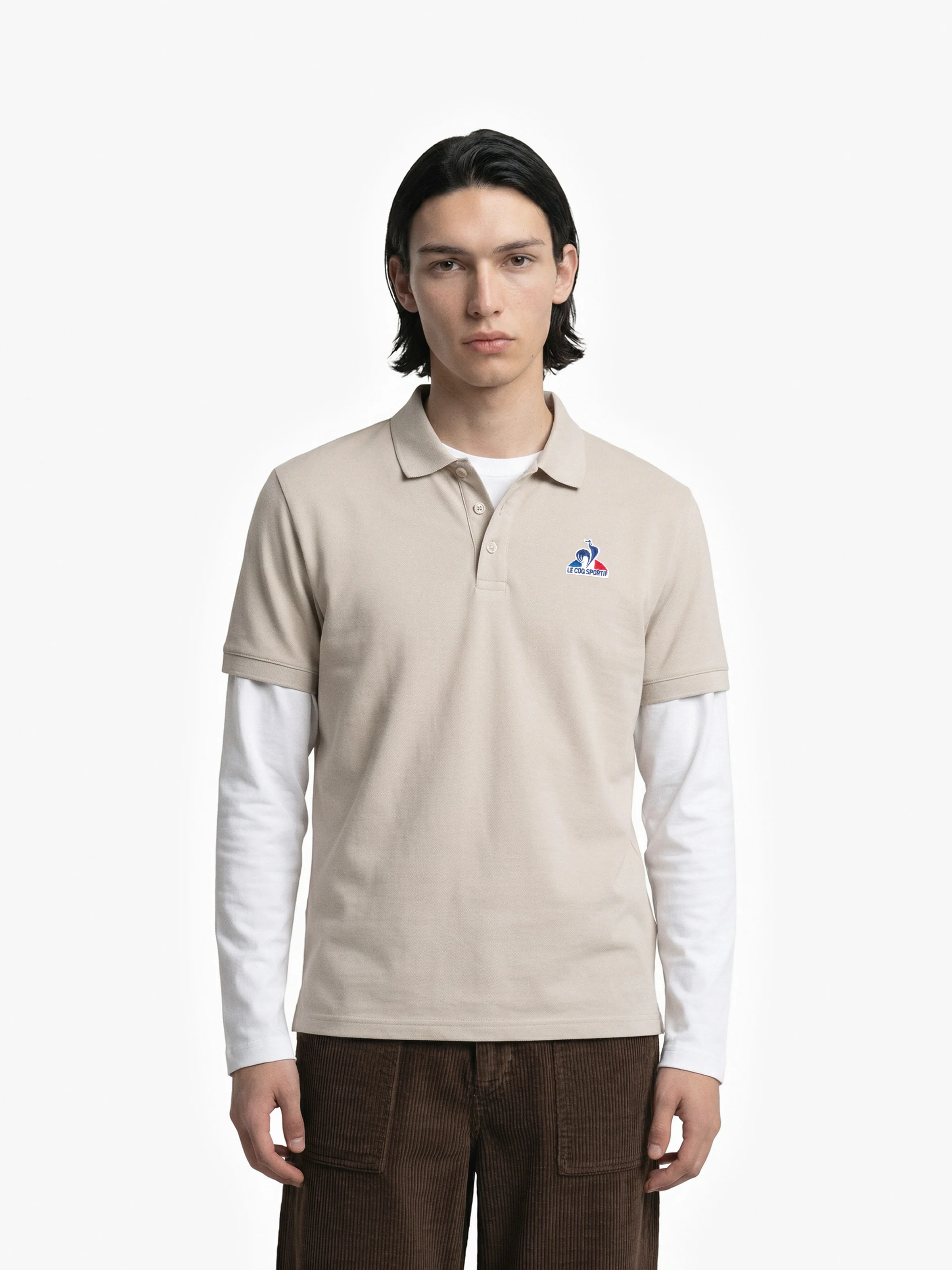 2520480-ESS Polo SS N°1 M safari | Polo Homme