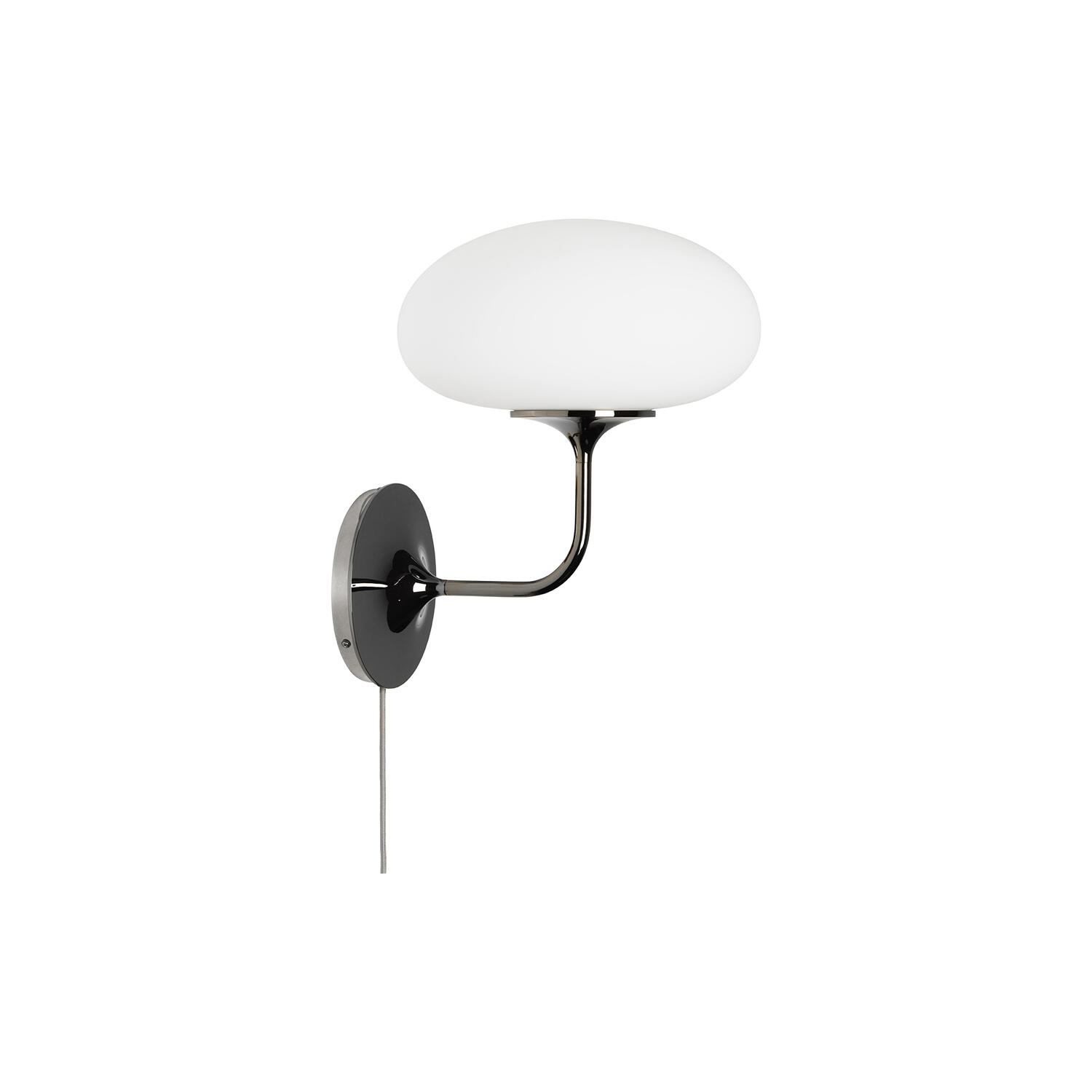 Stemlite Wall Lamp, black chrome