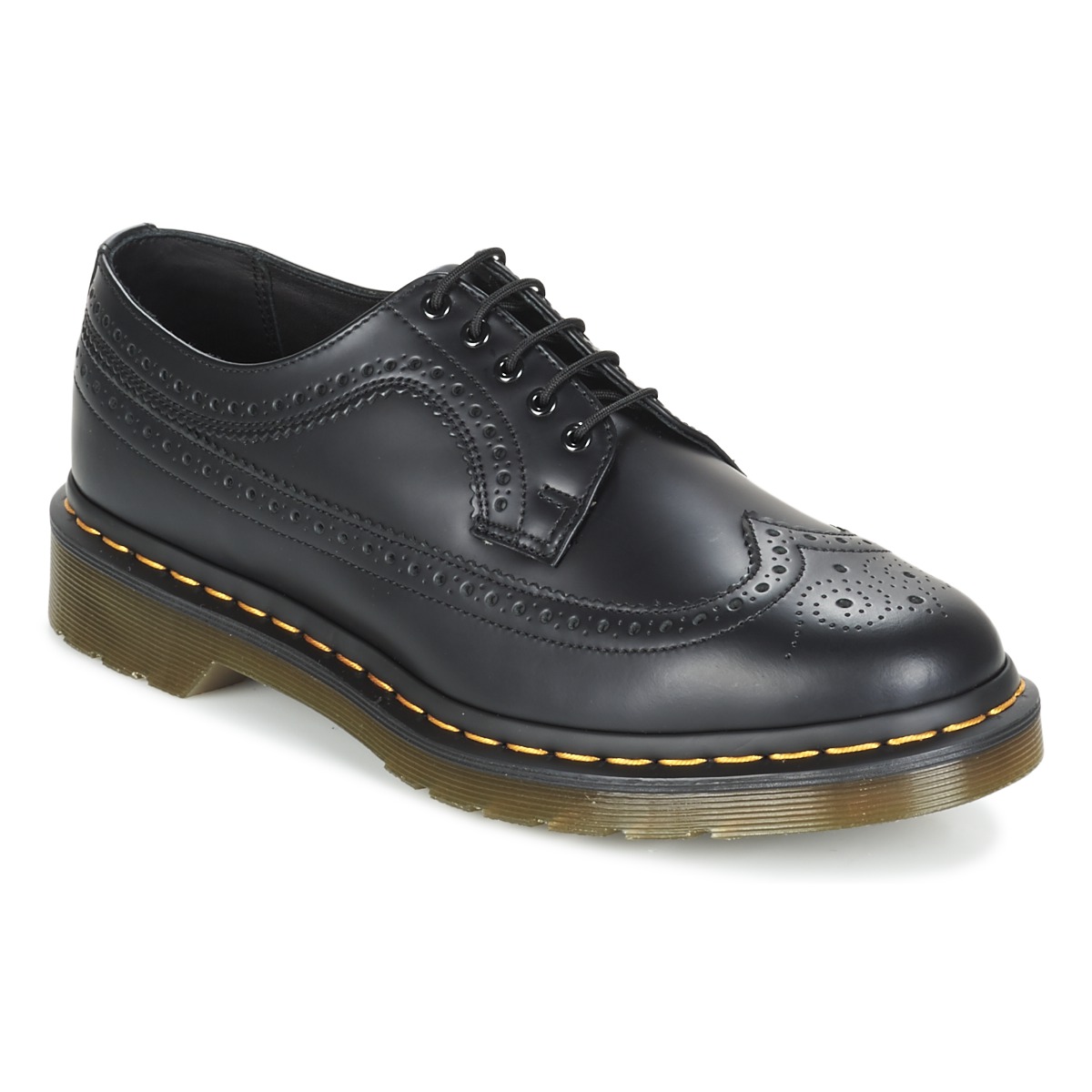 Dr. Martens - 3989 BROGUE BLACK SMOOTH - Black