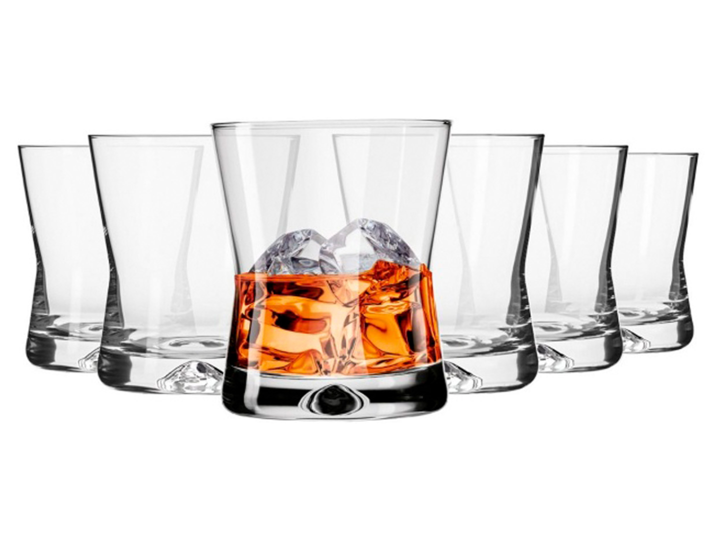 Komplet szklanek do whisky X-Line Krosno 6 szt. 290 ml