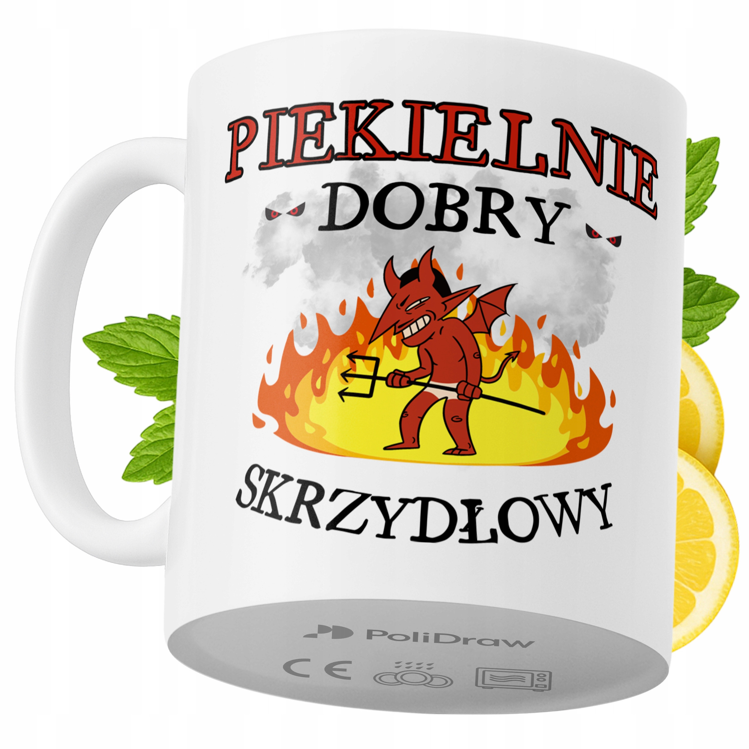 Kubek Dla Skrzydłowego na Prezent z Nadrukiem ze Zdjęciem 330 ml PoliDraw