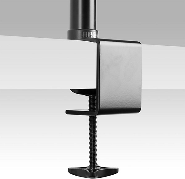 DMT100 POLE Potence de 100 cm Fixation à pince Compatible avec support d'écran Permet d'ajuster la hauteur de l'écran Duronic