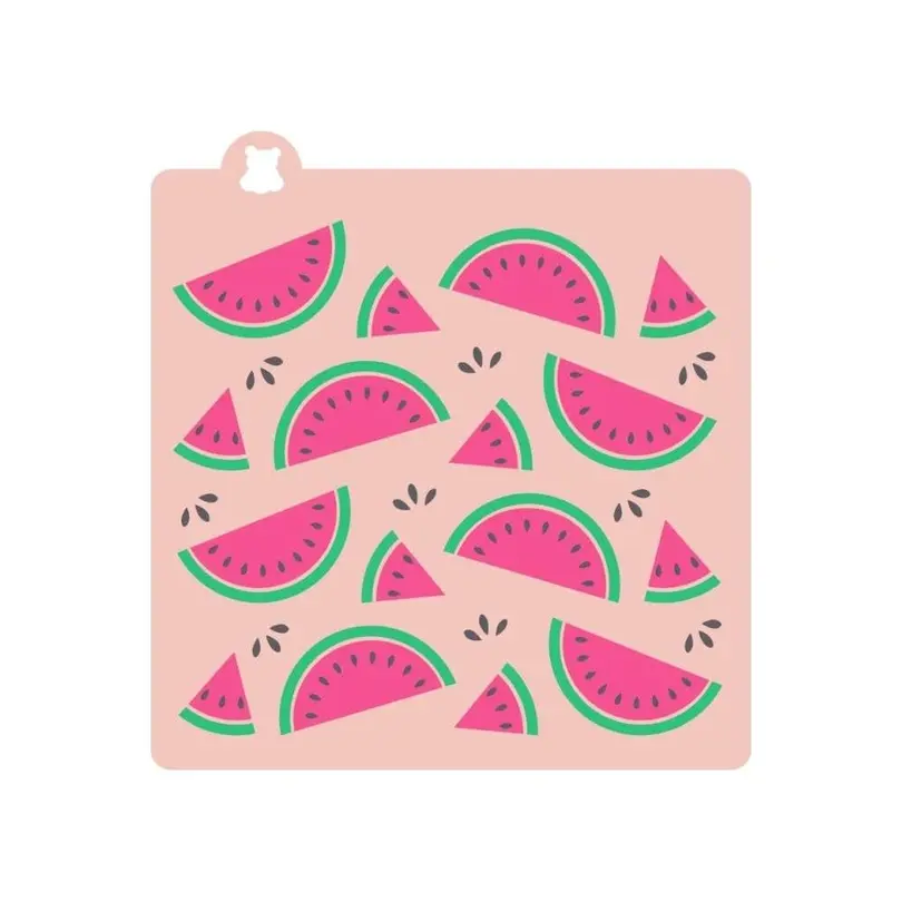 Dekoschablonen 3er-Set Wassermelone