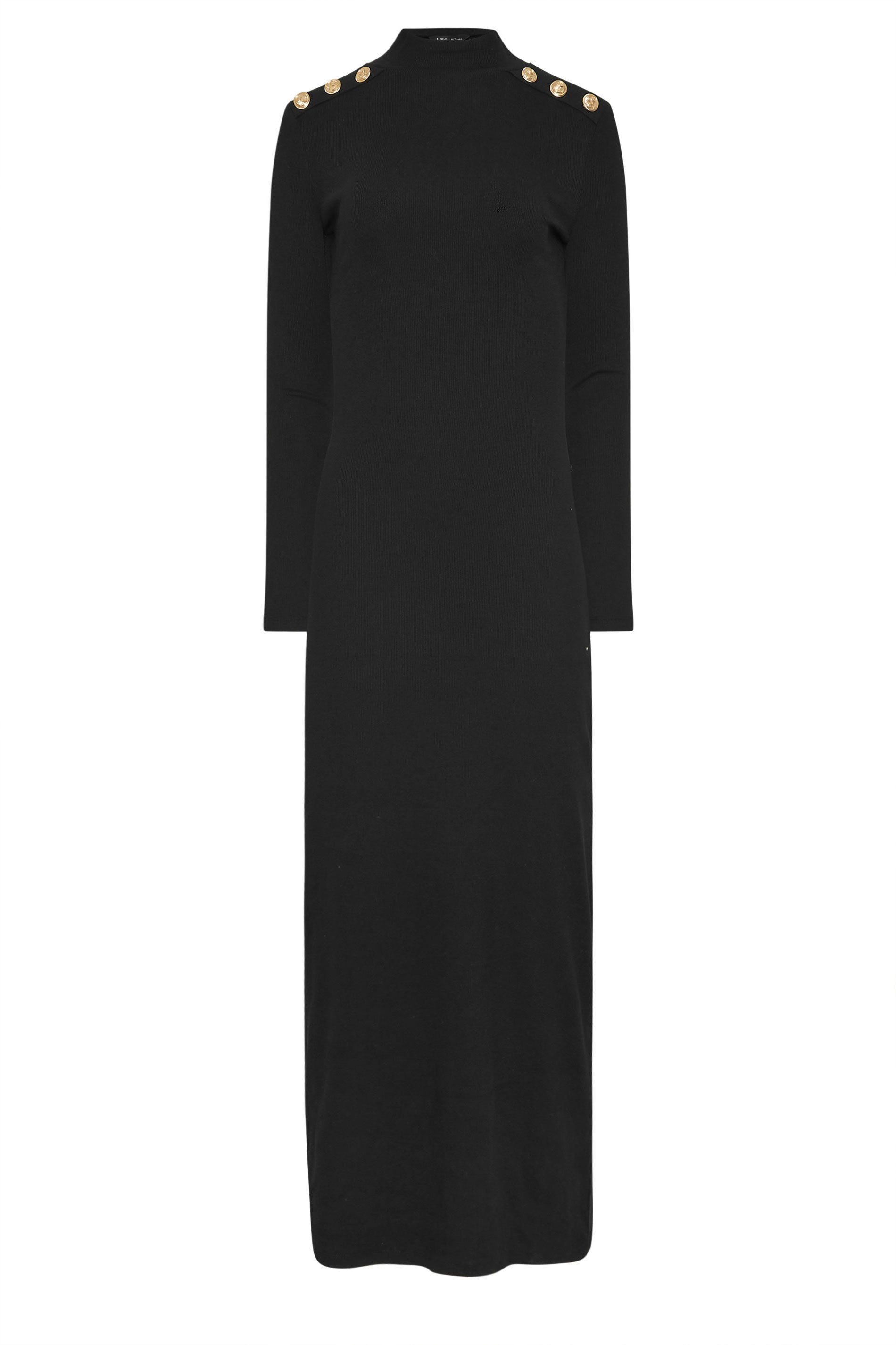 Long Tall Sally Tall Ribbed Button Maxi Dress