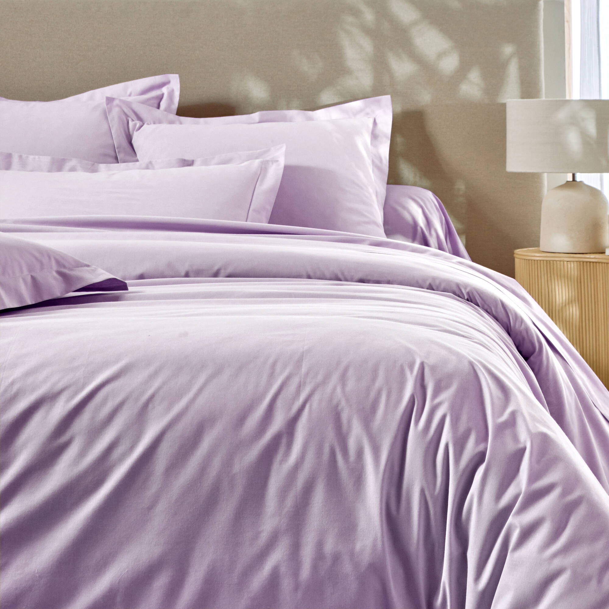 Linge de lit uni - coton bio**