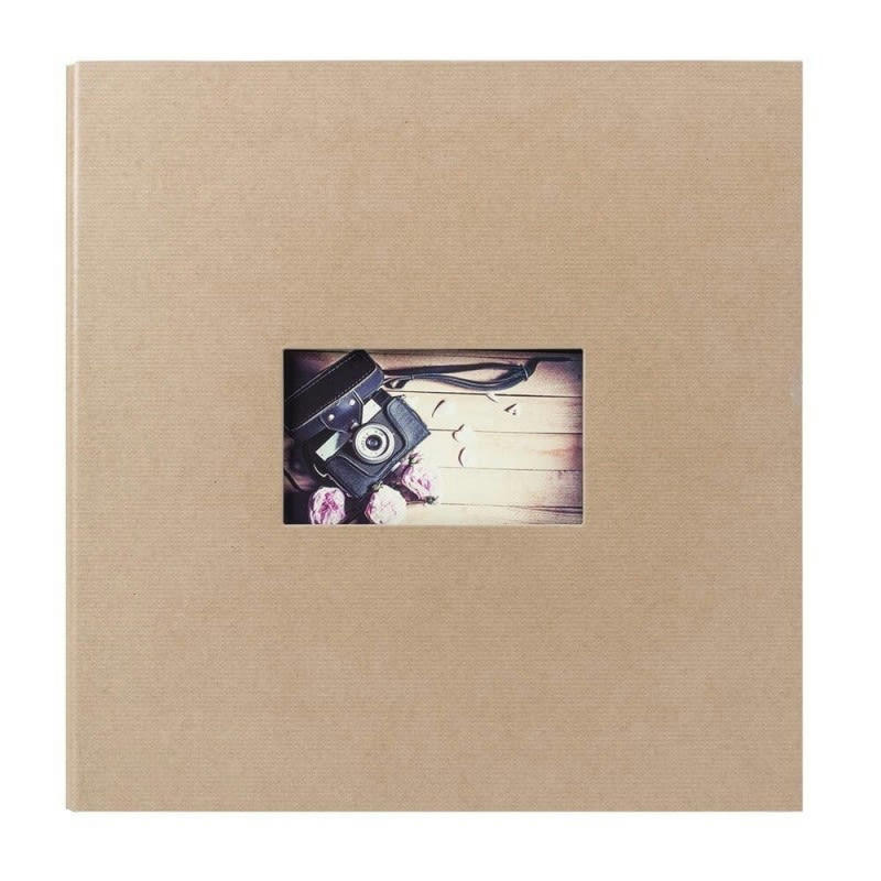 STUDIO - Album photo traditionnel kraft 60 pages 300 photos 10x15
