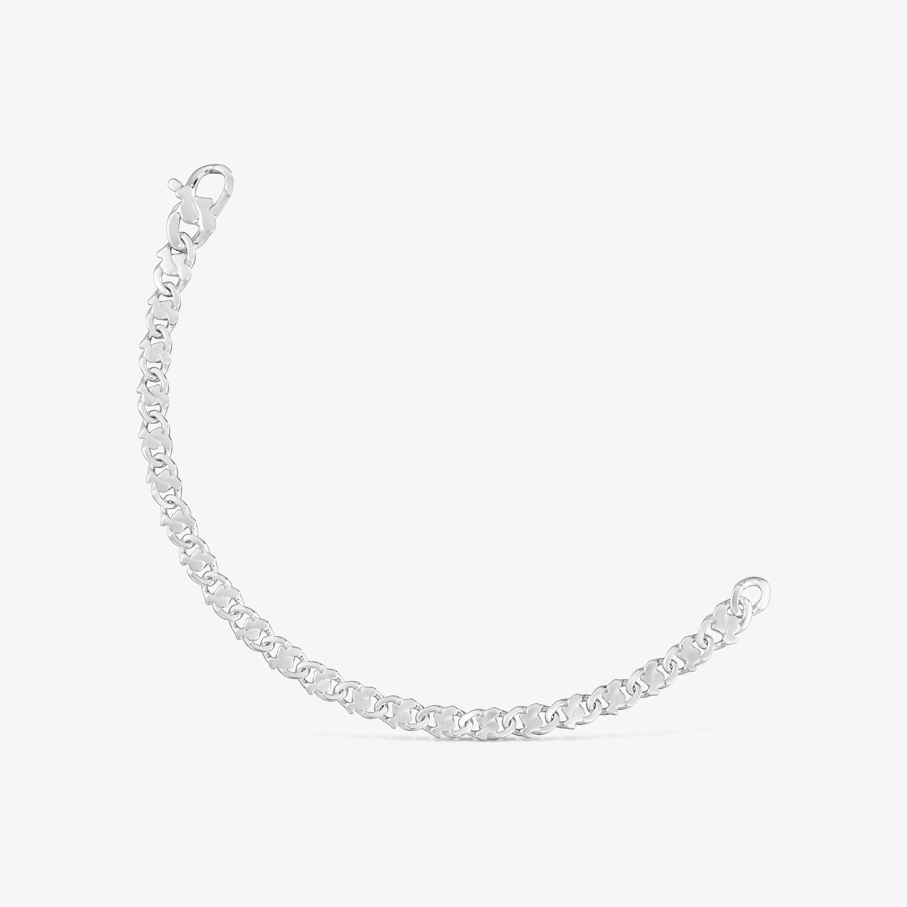 Pulsera cadena de plata 5 mm Bear's Chain