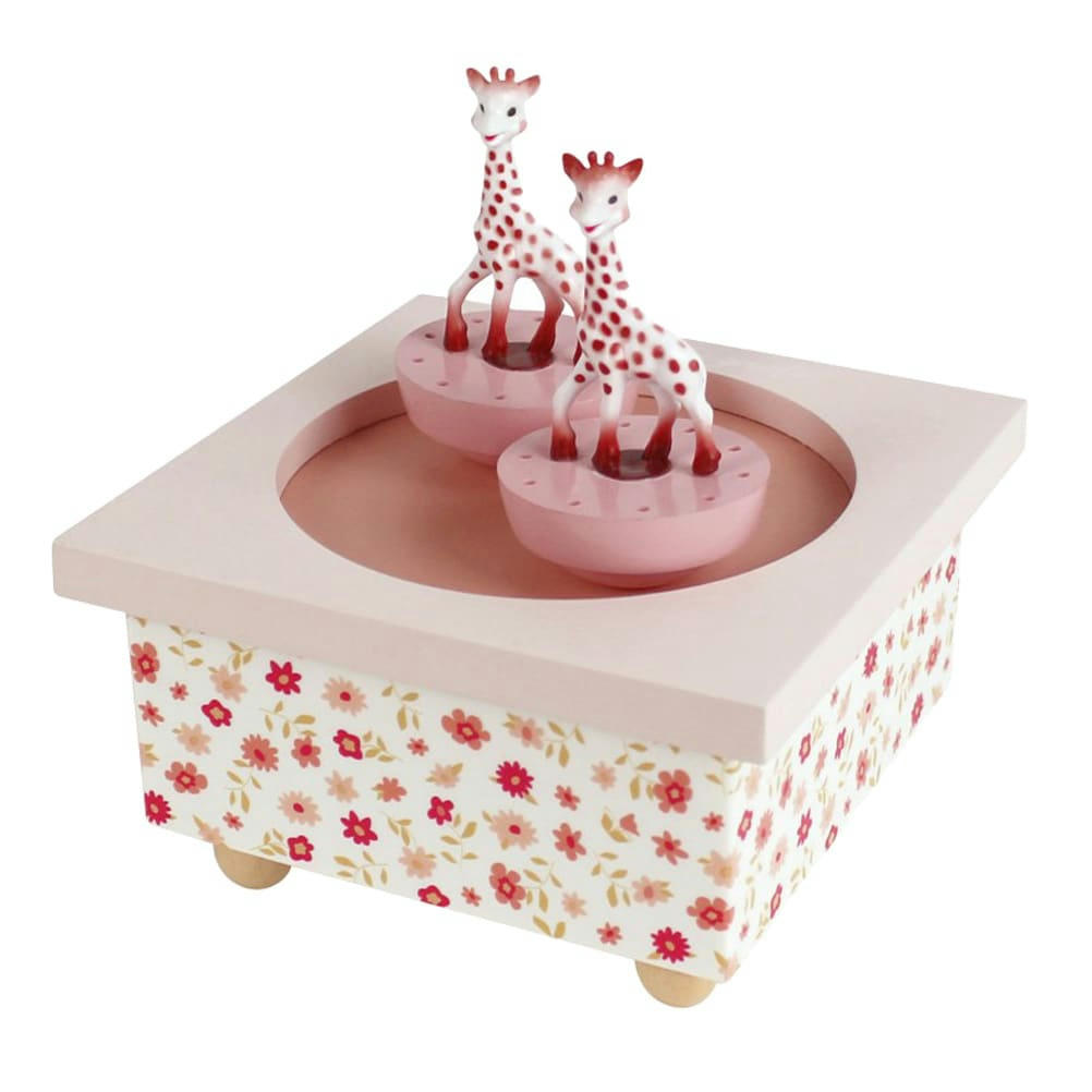 SOPHIE LA GIRAFE - Boite musicale en bois Sophie la girafe