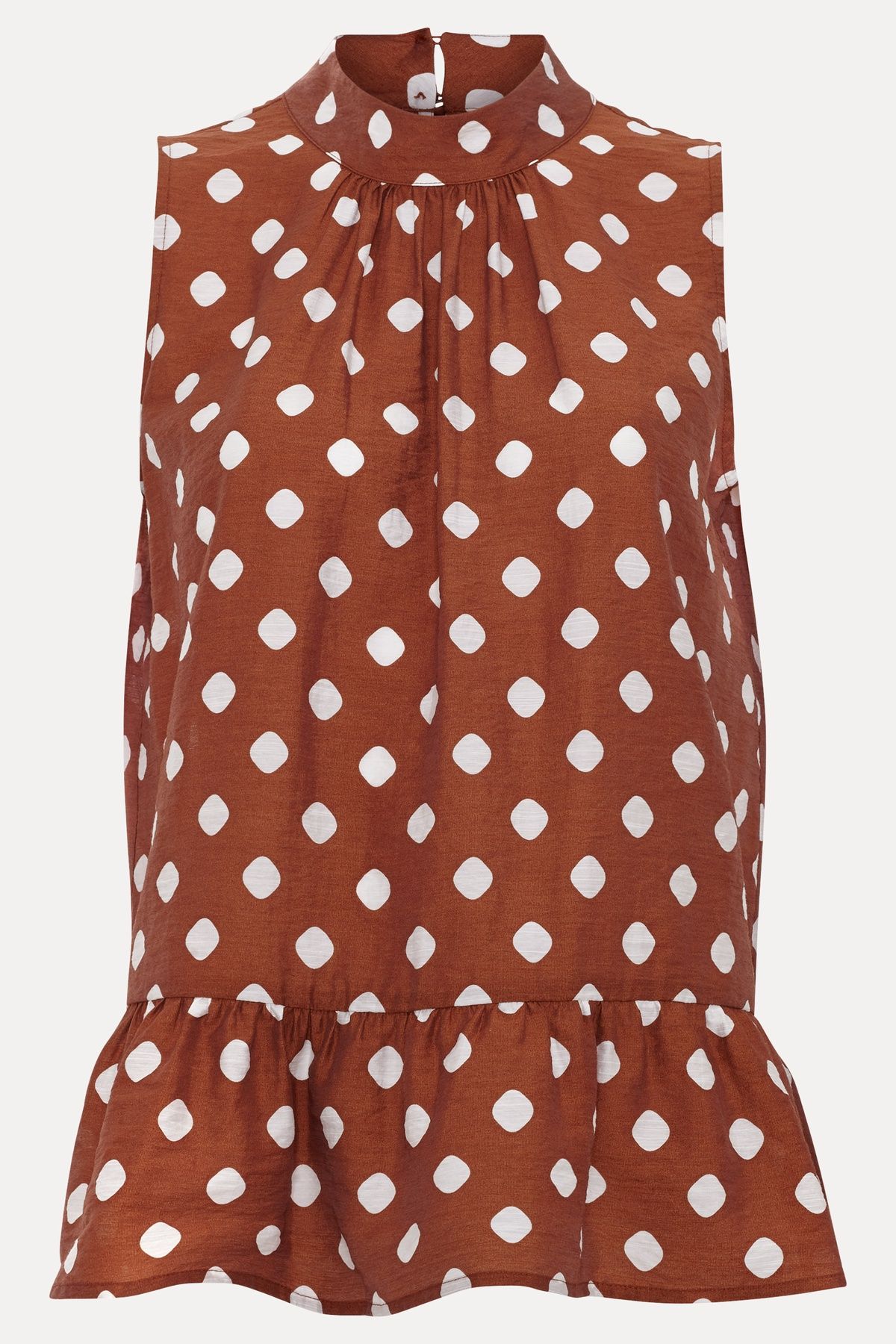 Phase Eight Indie Brown Blouse
