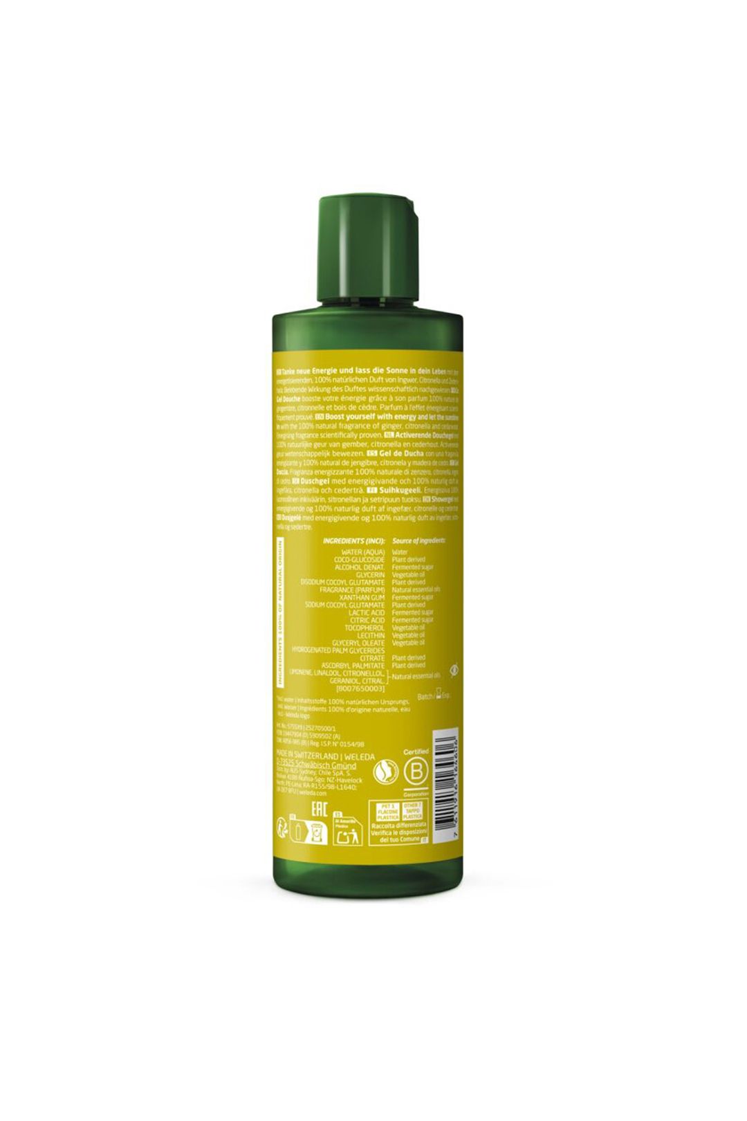 Weleda Energy Shower Gel Ginger 400ml